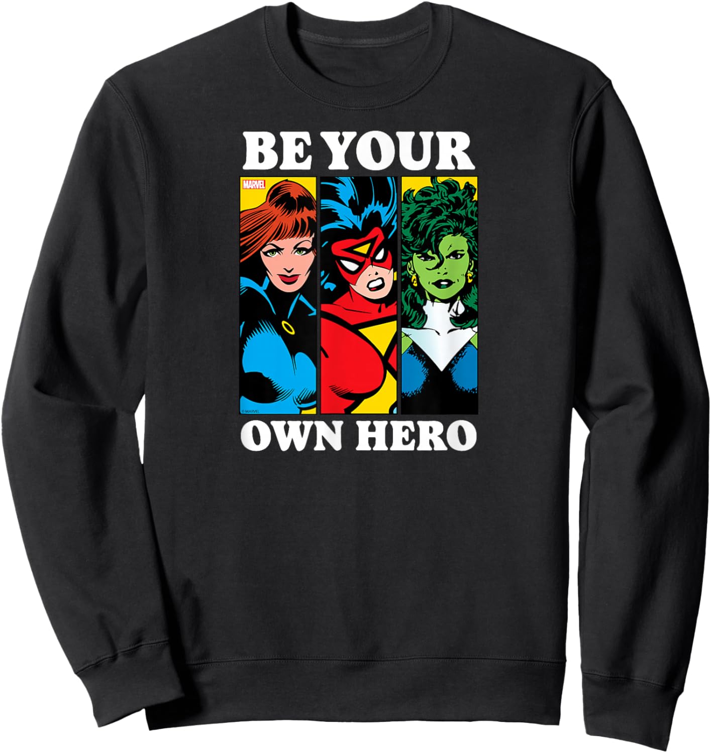 Marvel - Be Your Own Hero Mother's Day Sweatshirt - Sweatshirt | Black