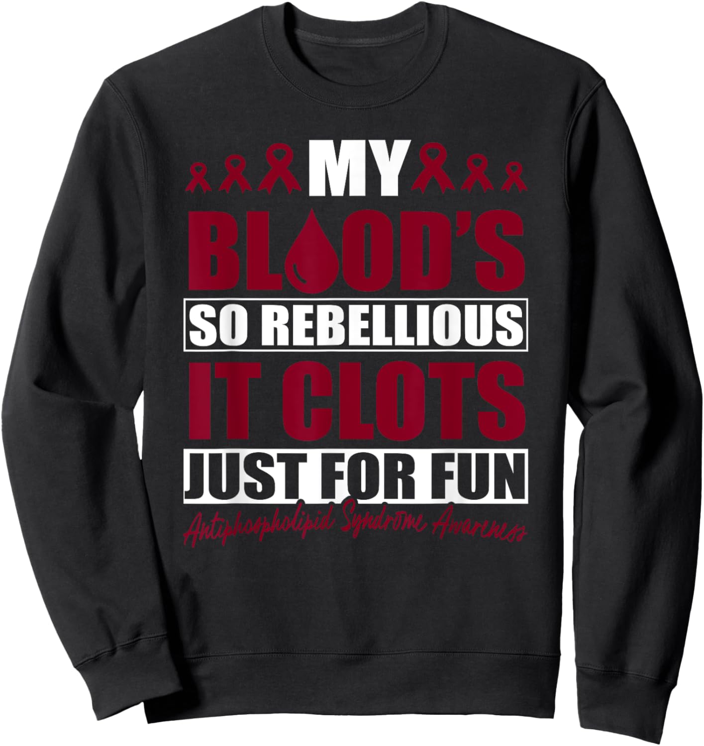 Antiphospholipid Syndrome Sweatshirt - Sweatshirt | Black