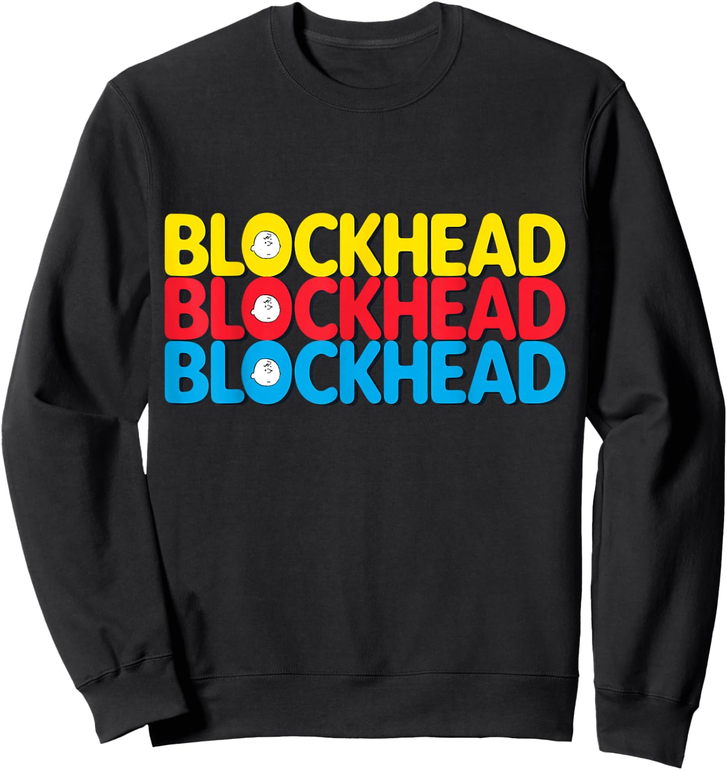 Peanuts Have Blockhead Sweatshirt - Sweatshirt | Black