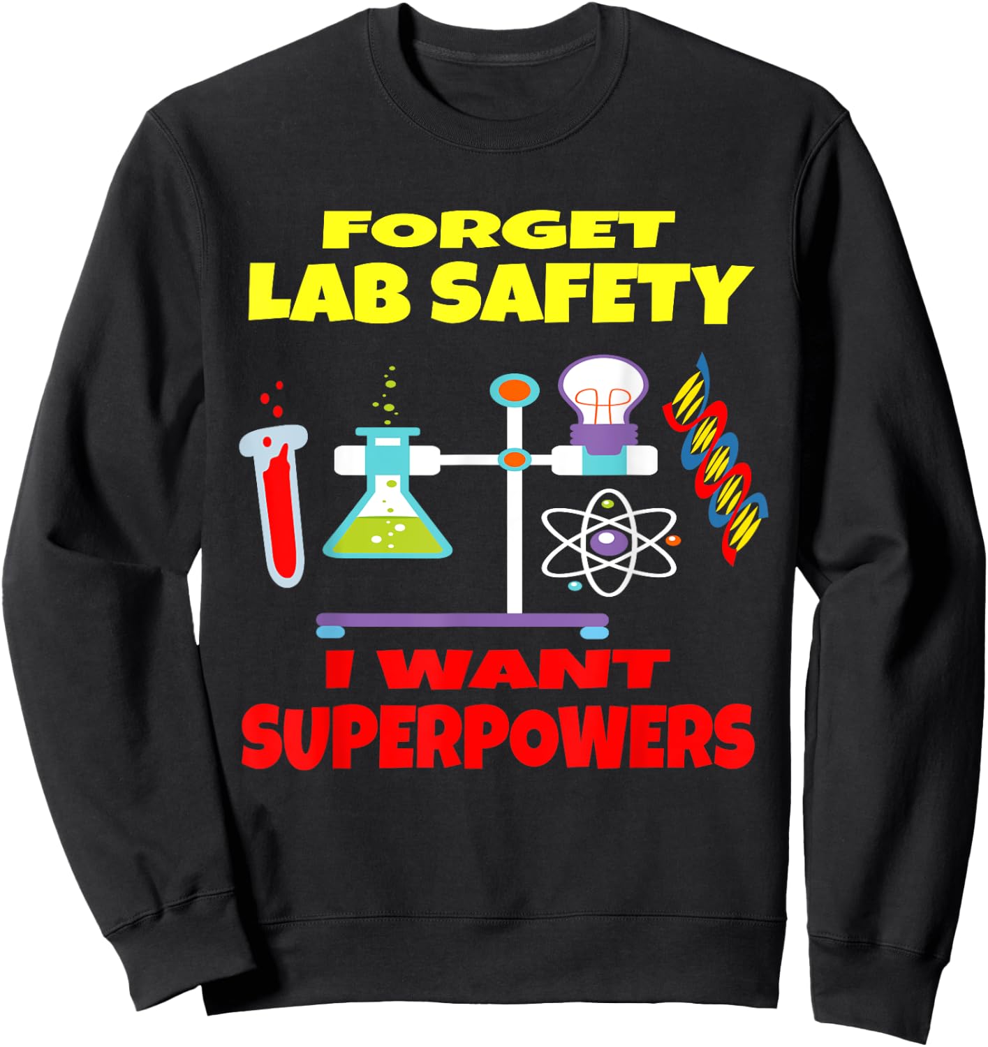 Lab Life T shirt Laboratory Research Funny Lab Rat Gift Sweatshirt - Sweatshirt | Black