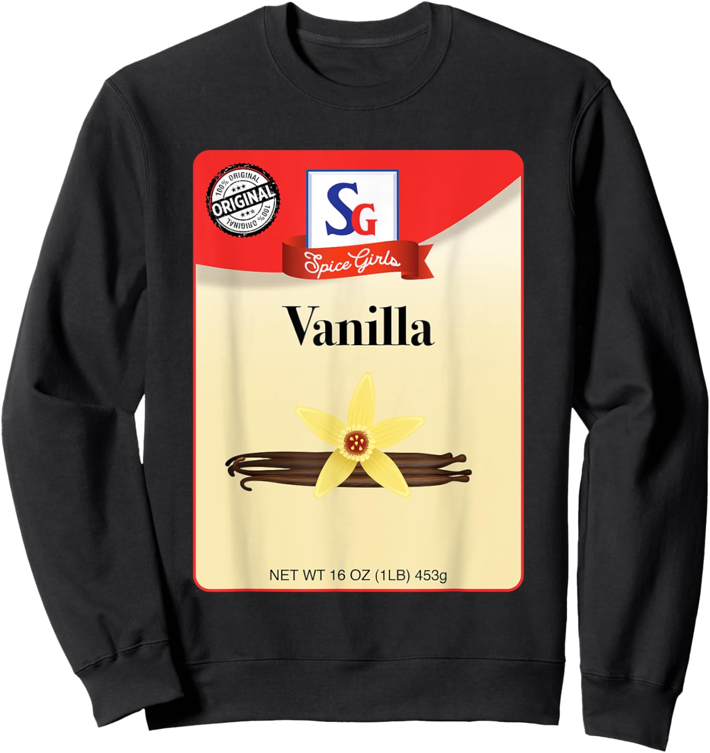 Spice Halloween Costume - Vanilla - Group, Girls, Women Sweatshirt - Sweatshirt | Black