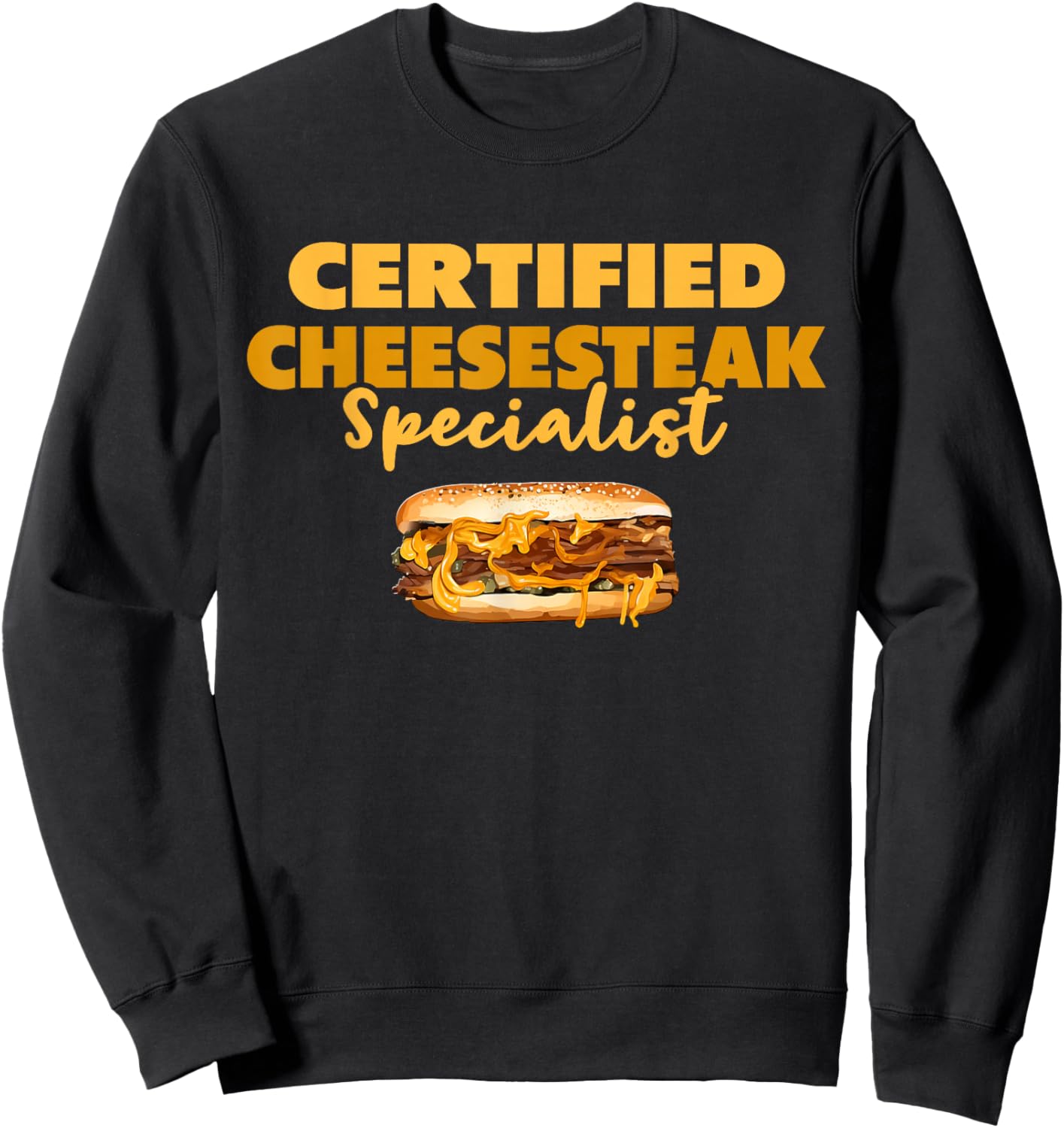 Cheesesteak Sweatshirt - Sweatshirt | Black