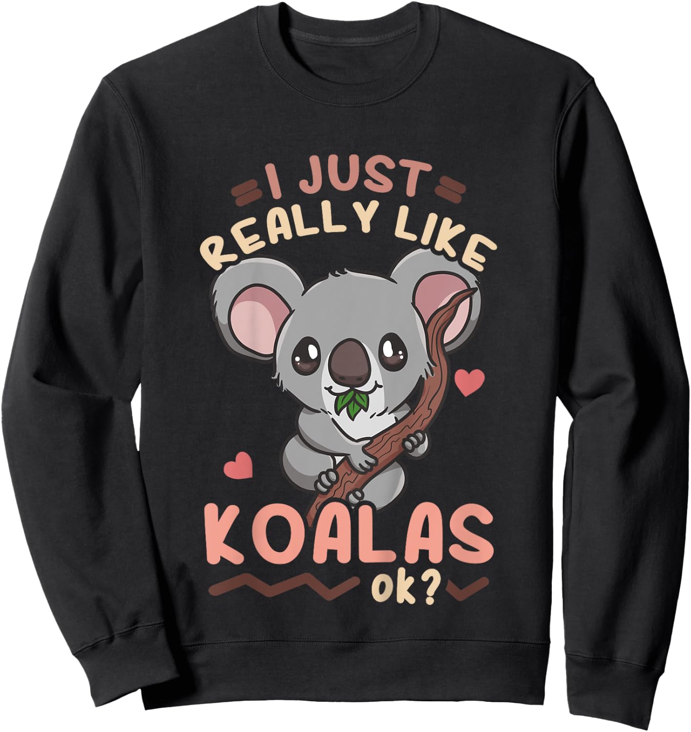 Kids Koalas Koala Bear Australian Sweatshirt - Sweatshirt | Black