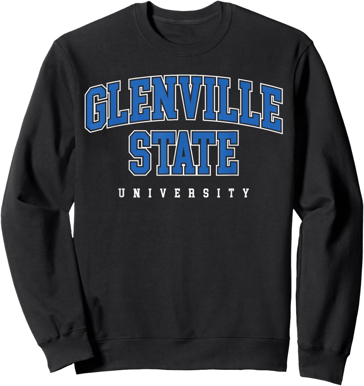 Glenville State University Retro Men Women Sweatshirt - Sweatshirt | Black