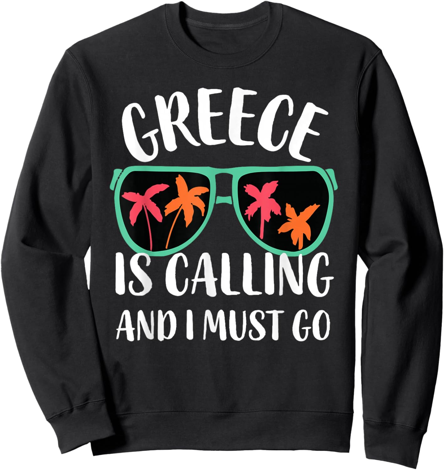Greece Is Calling and I Must Go And Kids Sweatshirt - Sweatshirt | Black