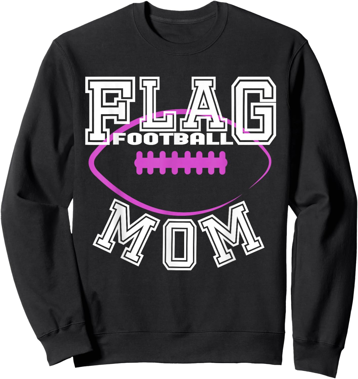 Football Flag Mum for Players Mothers Sweatshirt - Sweatshirt | Black