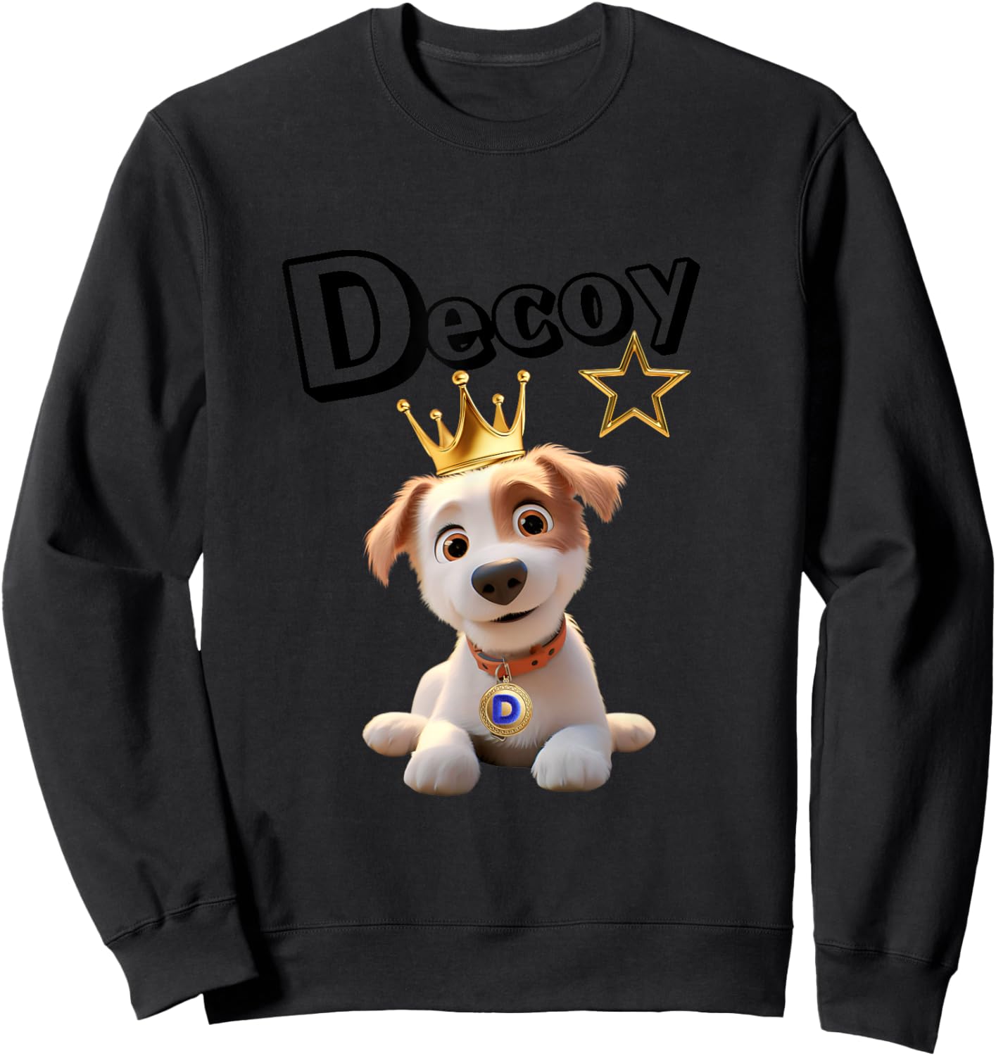 Decopin, Decoy, Dog Shirt, No.17, Otani, Pet Dog, Koi Kerhondier, Baseball Game, DEKOPIN, Decoy Sweatshirt - Sweatshirt | Black