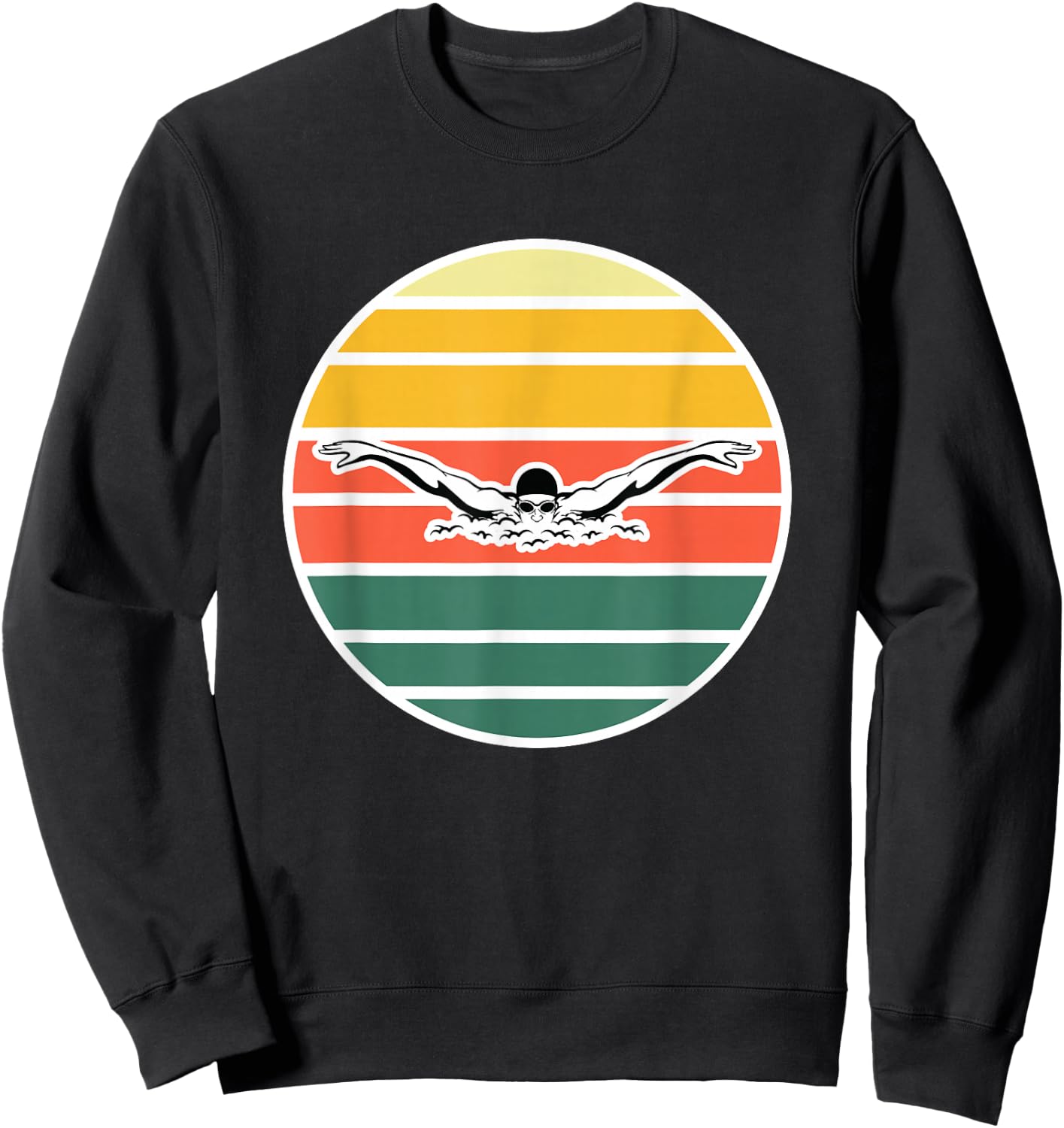 Butterfly, Swim, Swimming, Swimmer, I.M., Fly Sweatshirt - Sweatshirt | Black