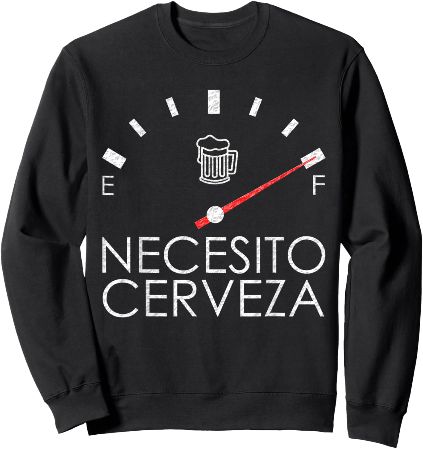 Necesito Cerveza Shirt - Cerveza Sweatshirt - Sweatshirt | Black
