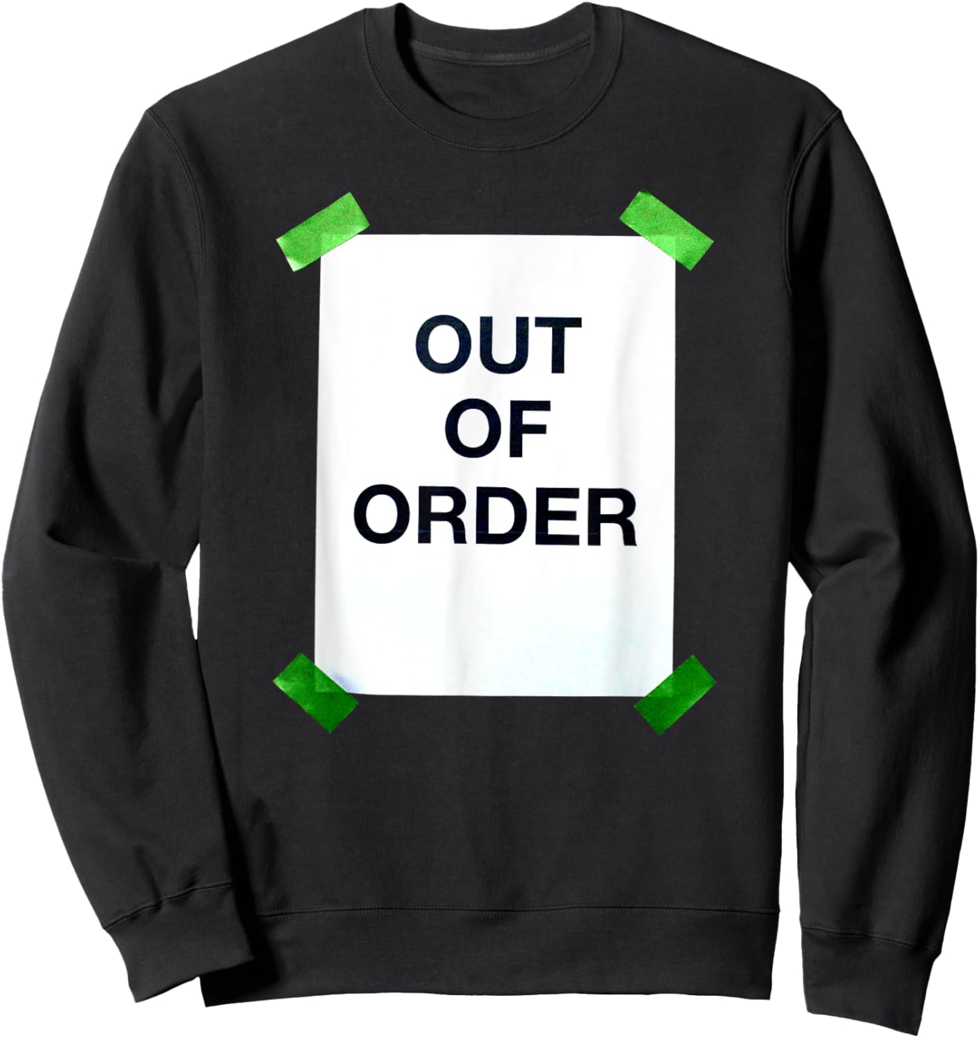 Out of Order Sweatshirt - Sweatshirt | Black