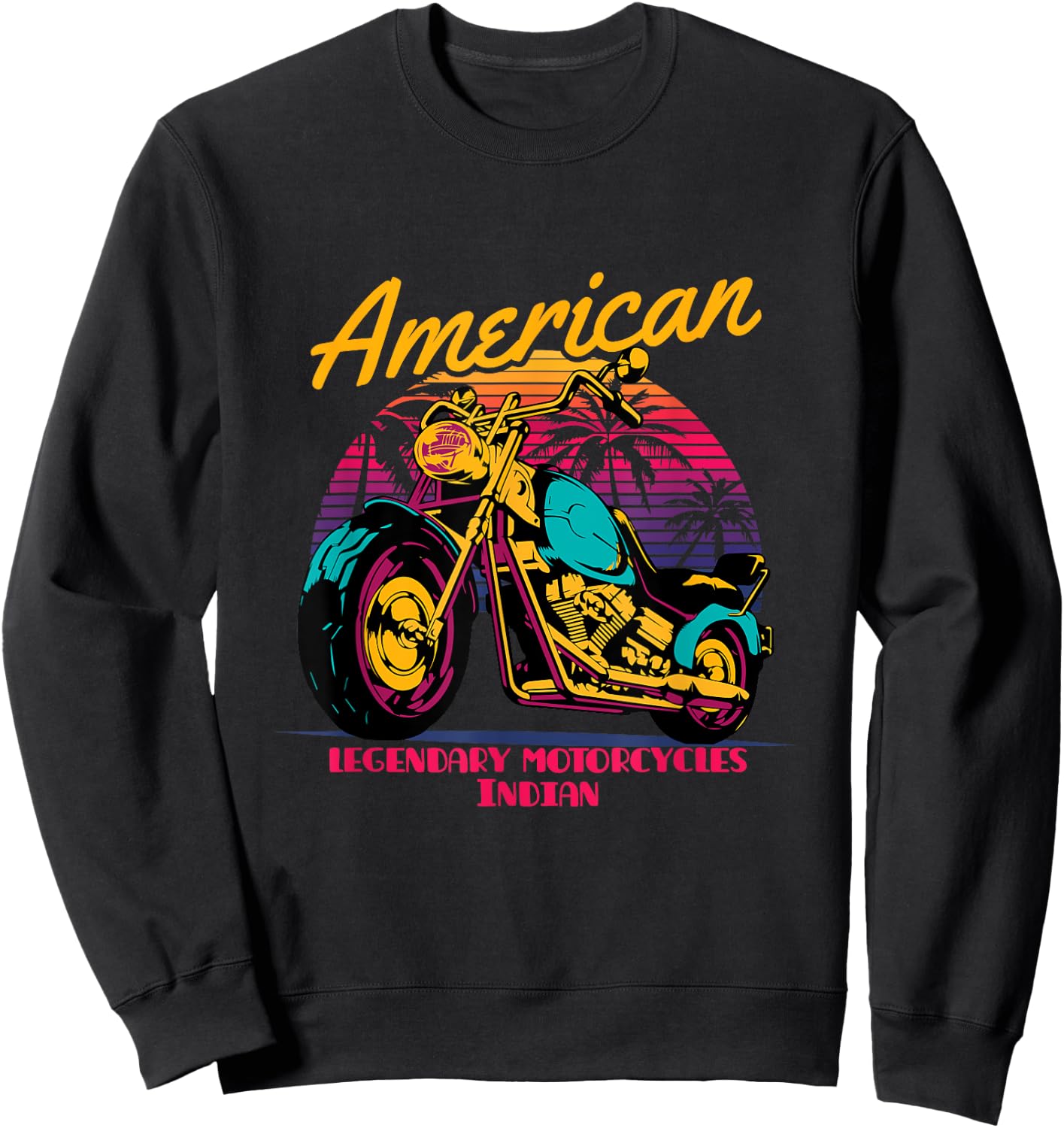 American legendary motorcycles Indian Sweatshirt - Sweatshirt | Black