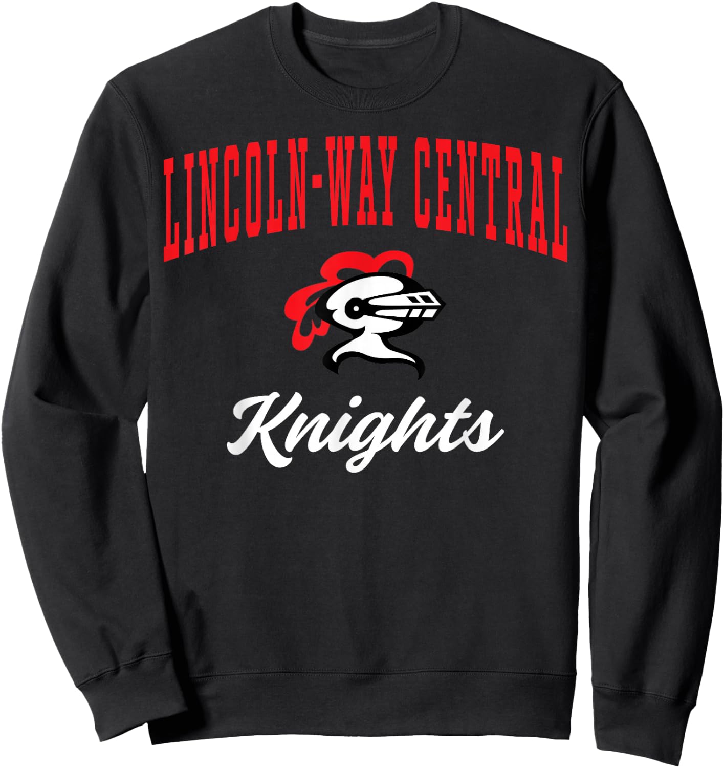 Lincoln-Way Central High School Knights C7 Sweatshirt - Sweatshirt | Black