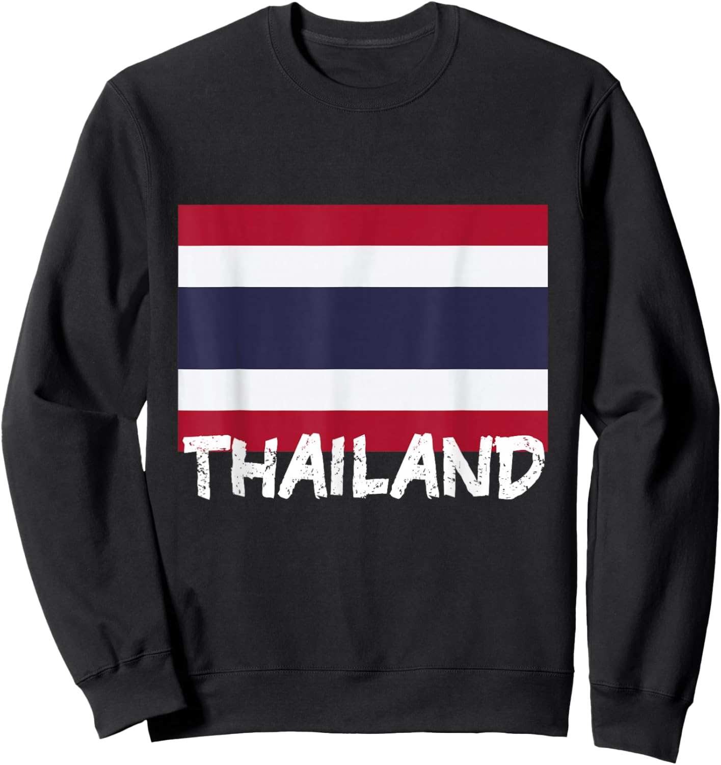 Cool Thailand Flag Sweatshirt - Sweatshirt | Black
