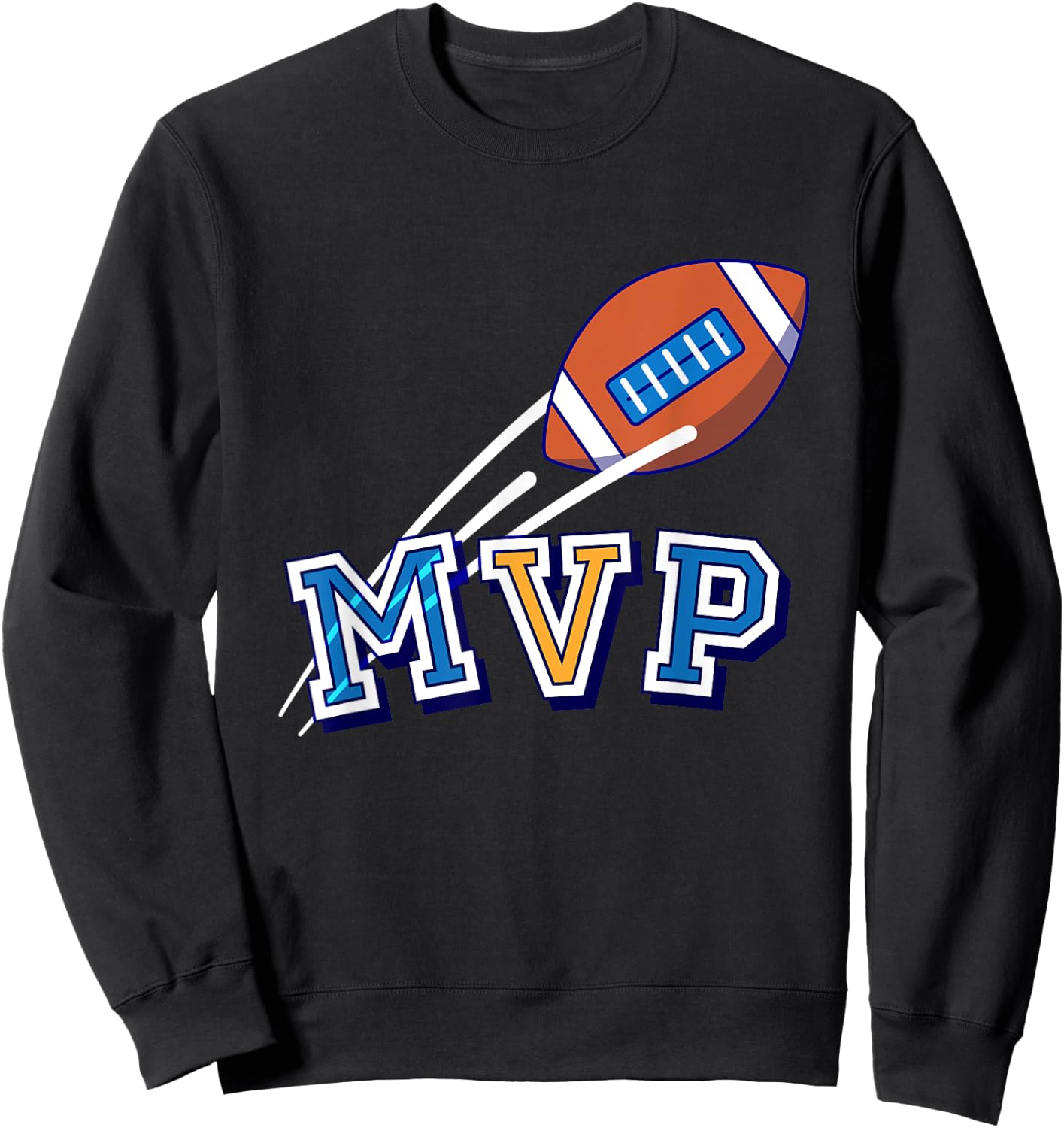 MVP - American Football Player Birthday Gift Sweatshirt - Sweatshirt | Black