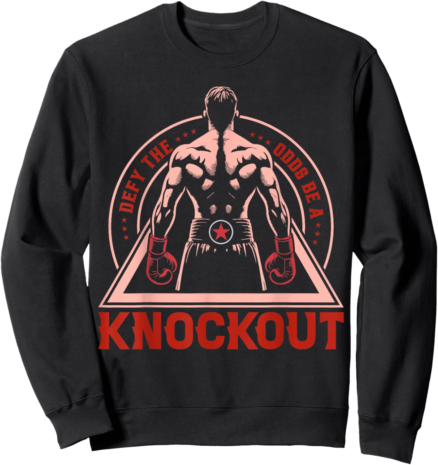 Defy The Odds Be A Knockout Sweatshirt - Sweatshirt | Black
