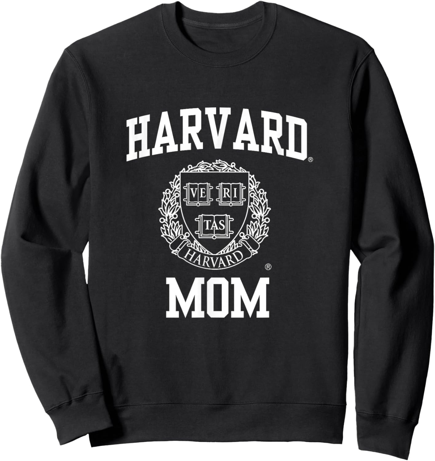 Harvard University Crimson | Official NCAA Mom | OCIMPHVU002 Sweatshirt - Sweatshirt | Black