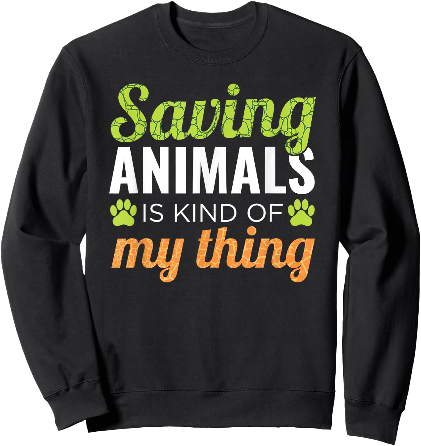 Save Animals Zoo Zookeeper Study Zoology Wildlife Lover Gift Sweatshirt - Sweatshirt | Black