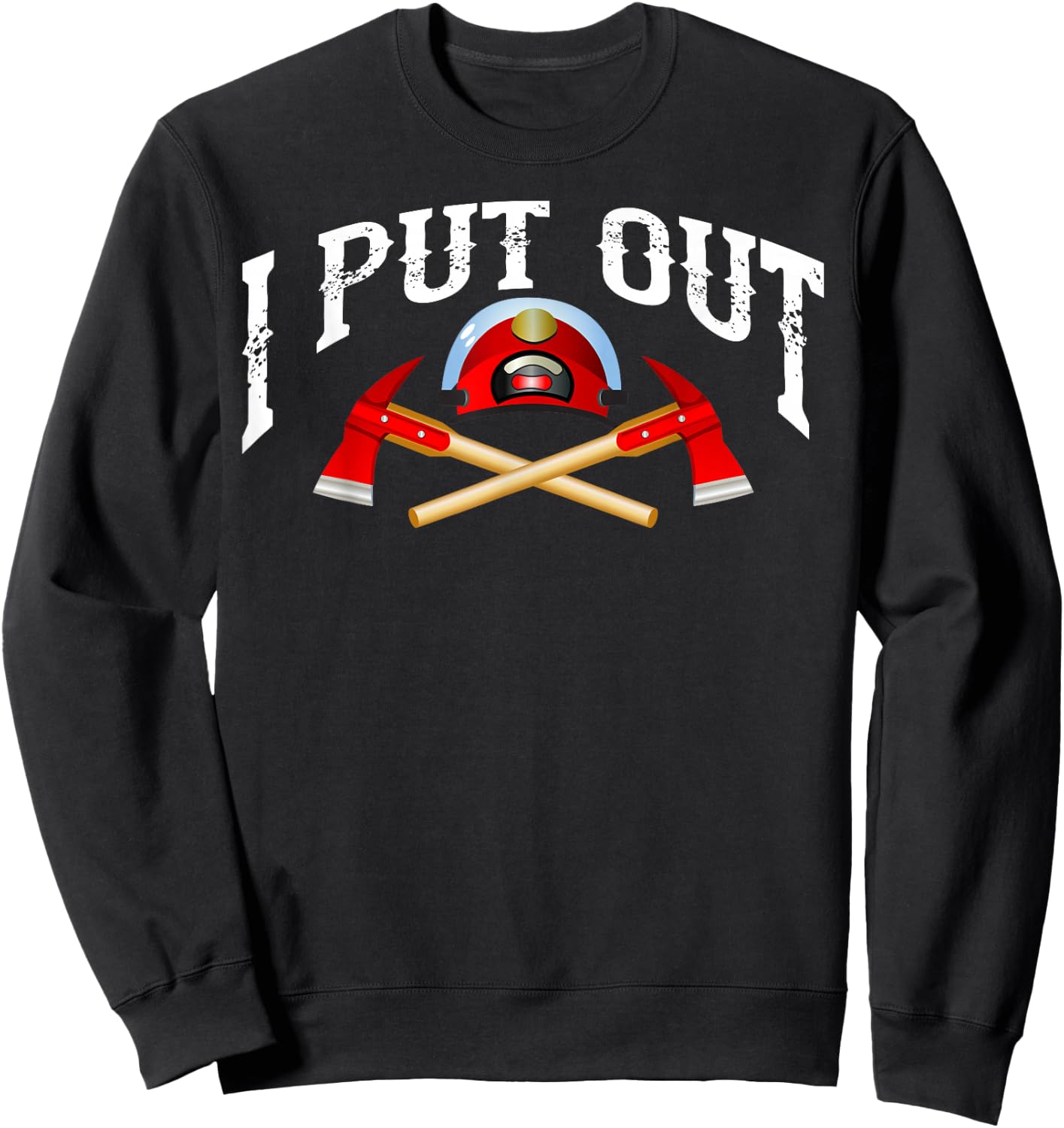Cool Firefighter Design Women Firemen Firefighter Sweatshirt - Sweatshirt | Black