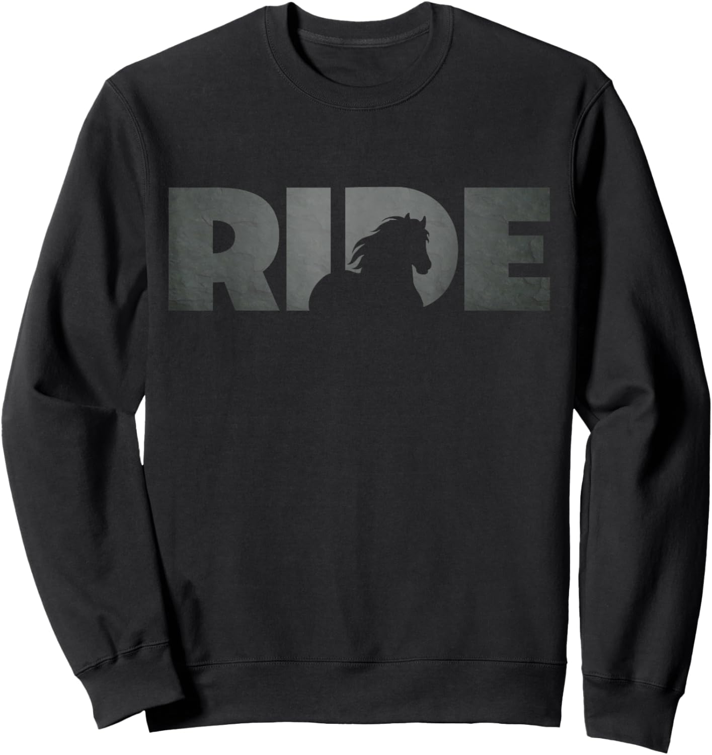 BASBO Horseback Riding Apparel - Horse , Small Sweatshirt - Sweatshirt | Black