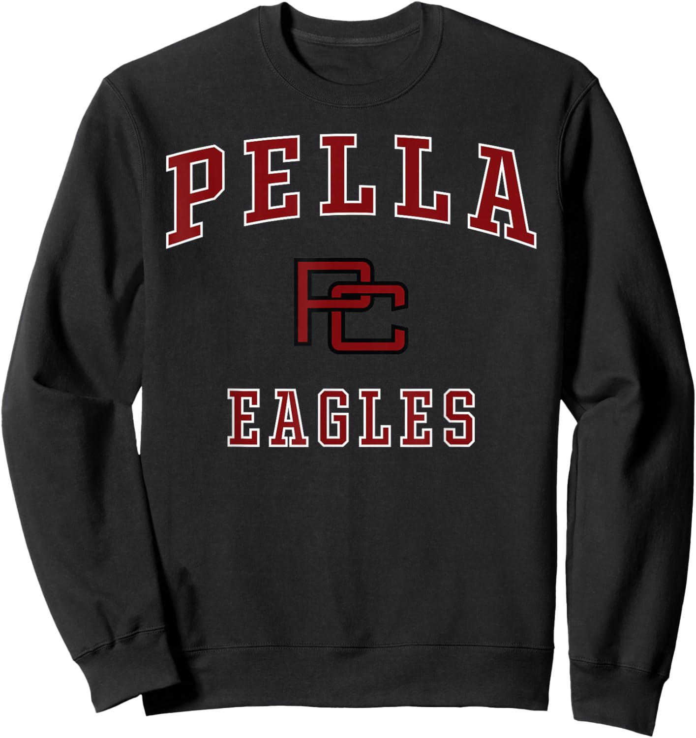 Pella Christian High School Eagles Sweatshirt - Sweatshirt | Black