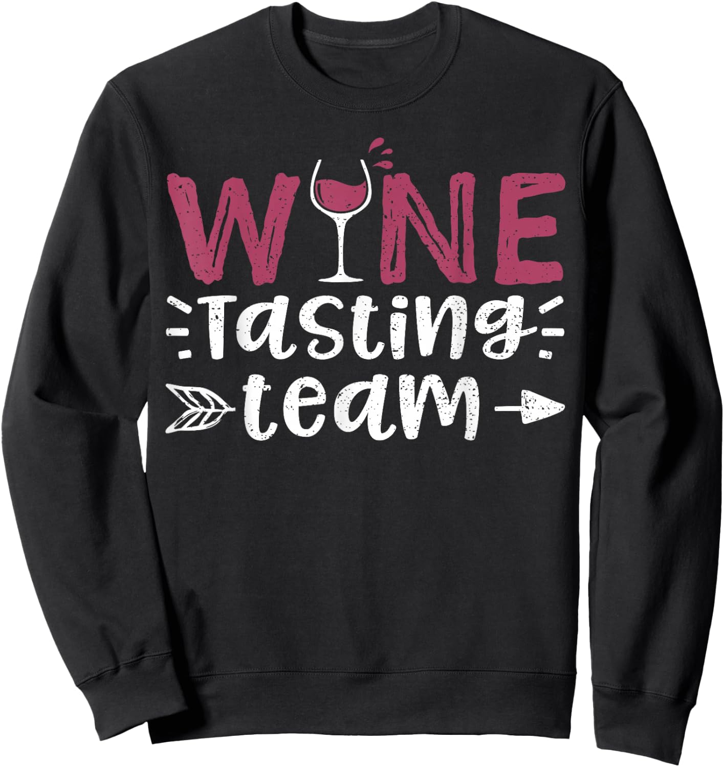 Wine Tasting Team - Wine Sweatshirt - Sweatshirt | Black