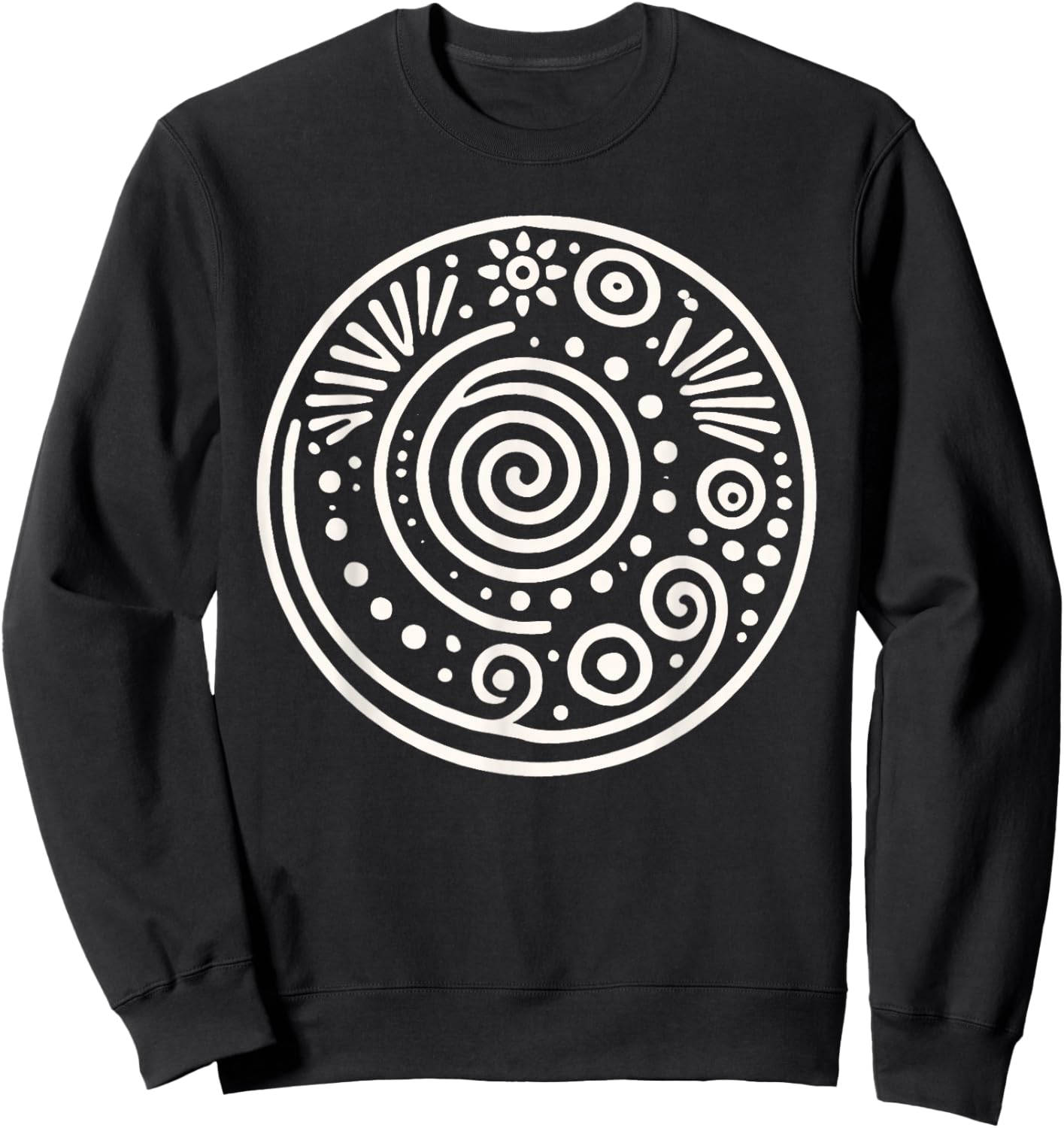 Pachamama Symbol Bolivia Mother Earth Inca Goddess Sweatshirt - Sweatshirt | Black