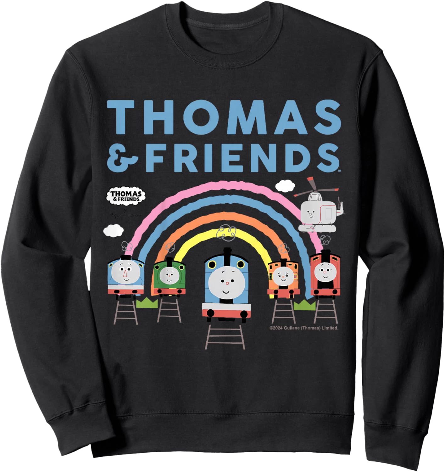 Kids Thomas and Friends Rainbow Sweatshirt - Sweatshirt | Black