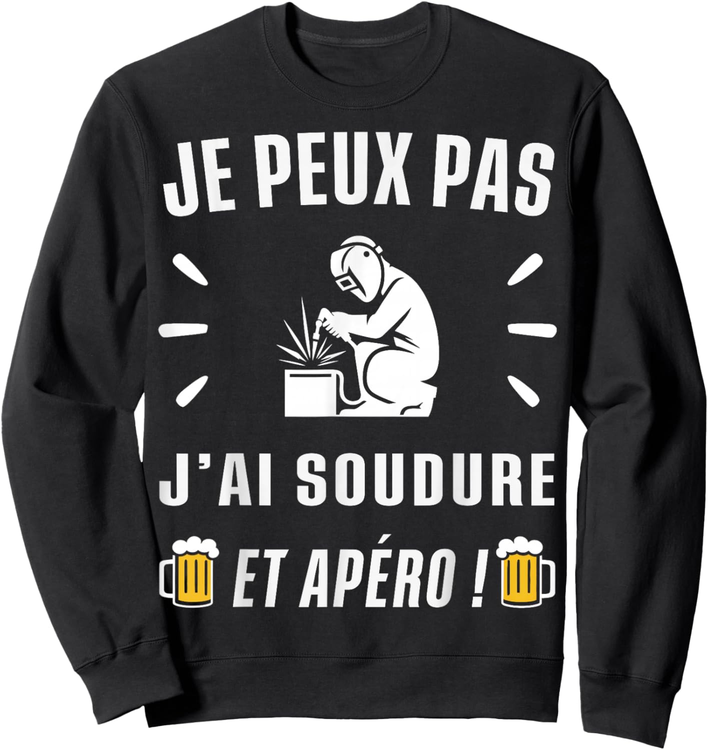 I Can't Have Welding , Black, S Sweatshirt - Sweatshirt | Black