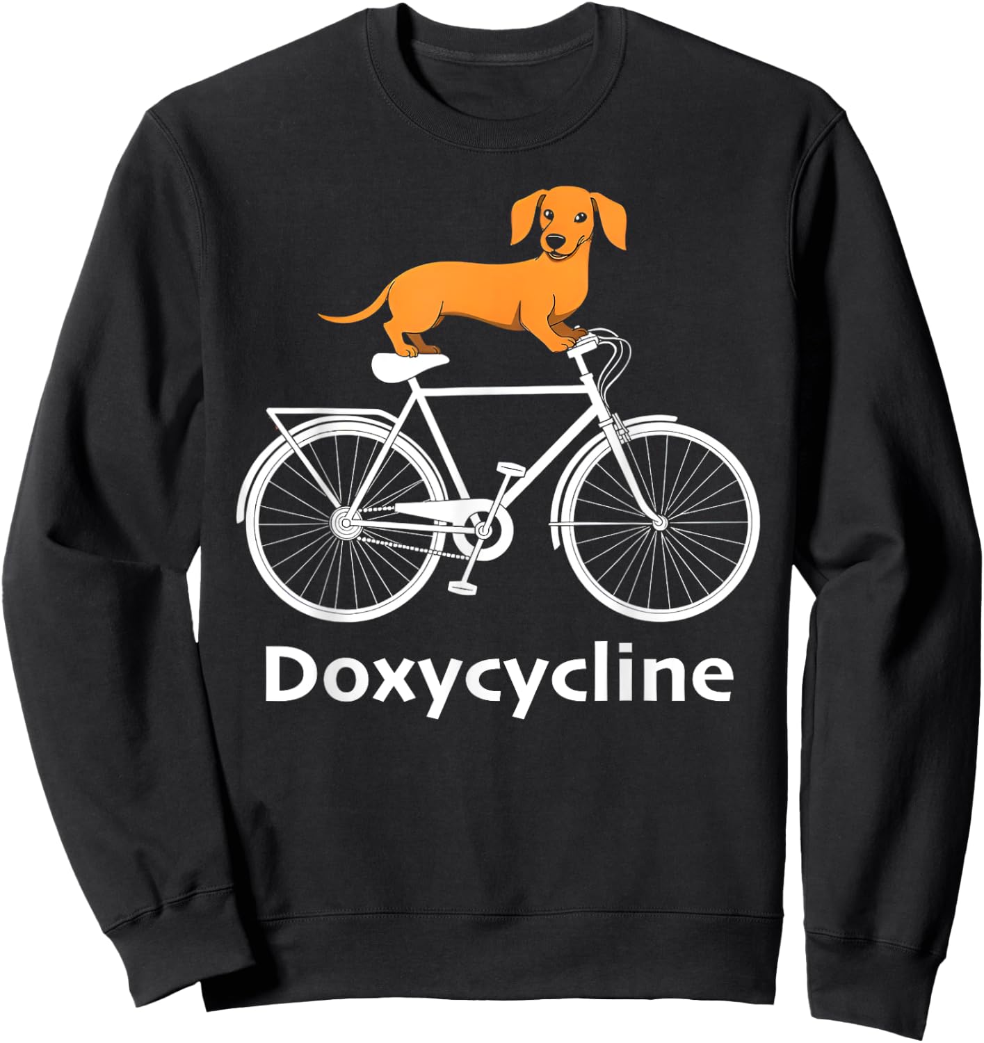 Pharmacy Technician Funny Doxycycline Pharmacist Veterinary Sweatshirt - Sweatshirt | Black