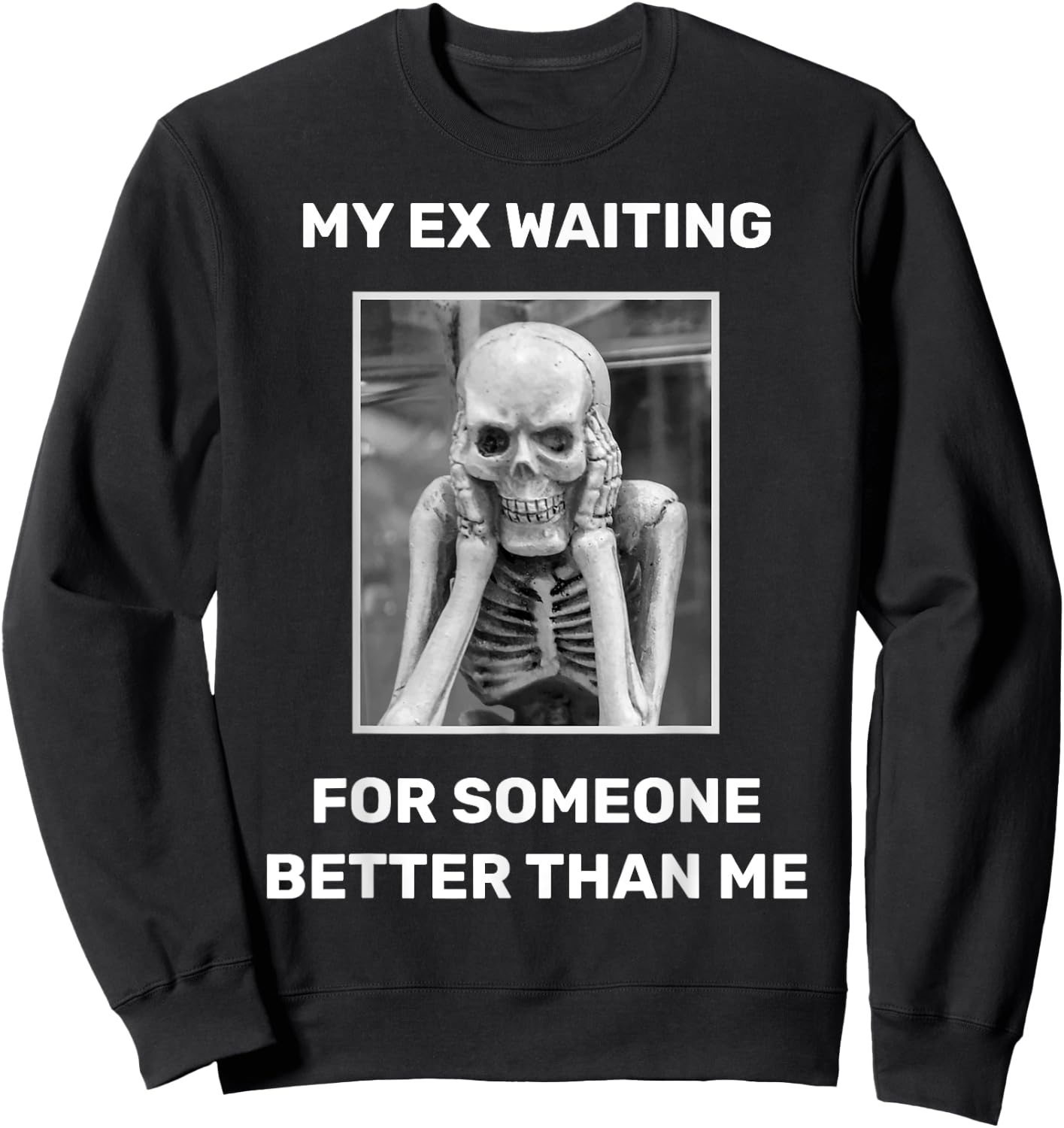 Just Divorced Funny Divorce Party Ex Wife Husband Breakup Sweatshirt - Sweatshirt | Black