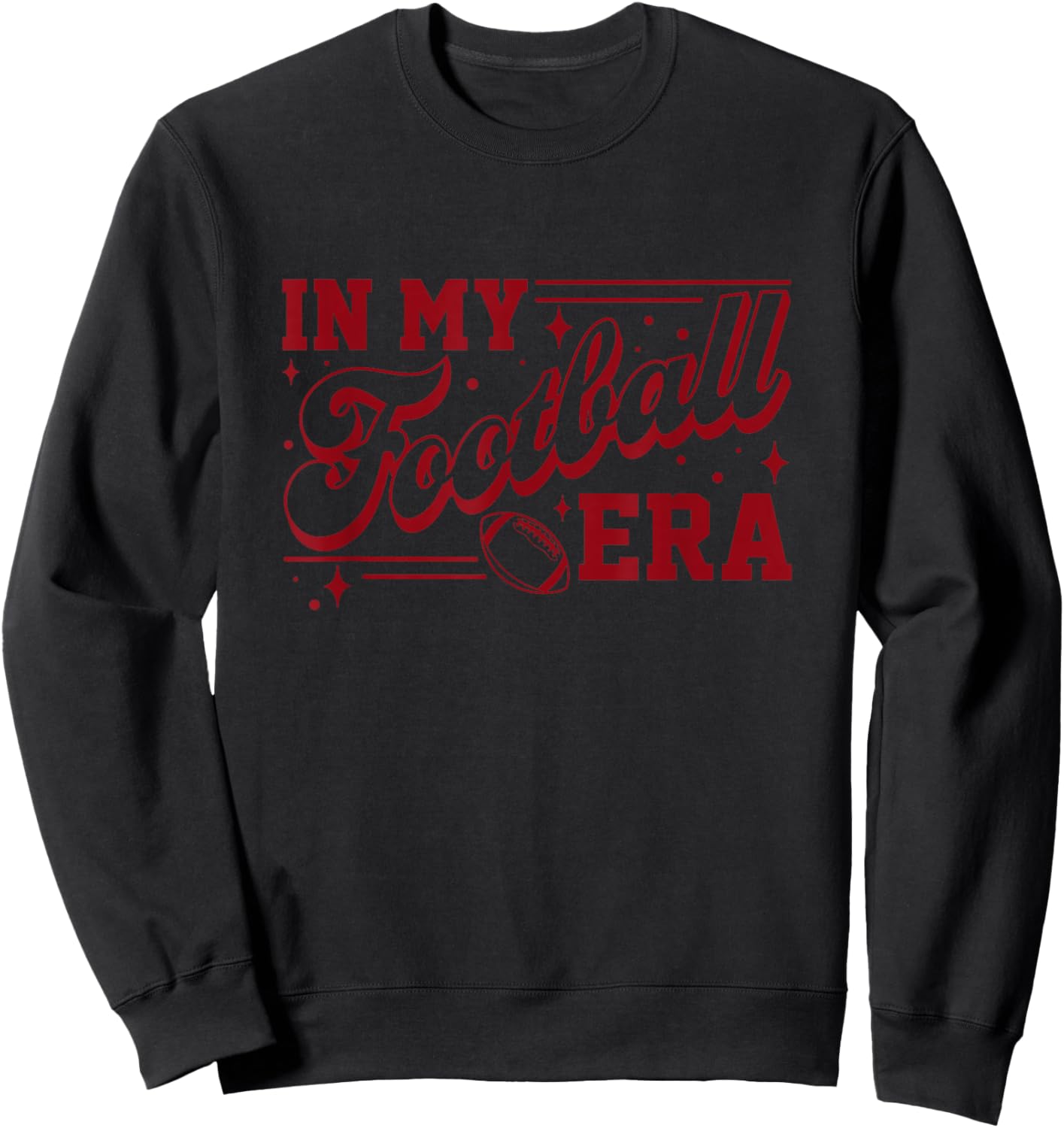 In My Football Era Sweatshirt - Sweatshirt | Black