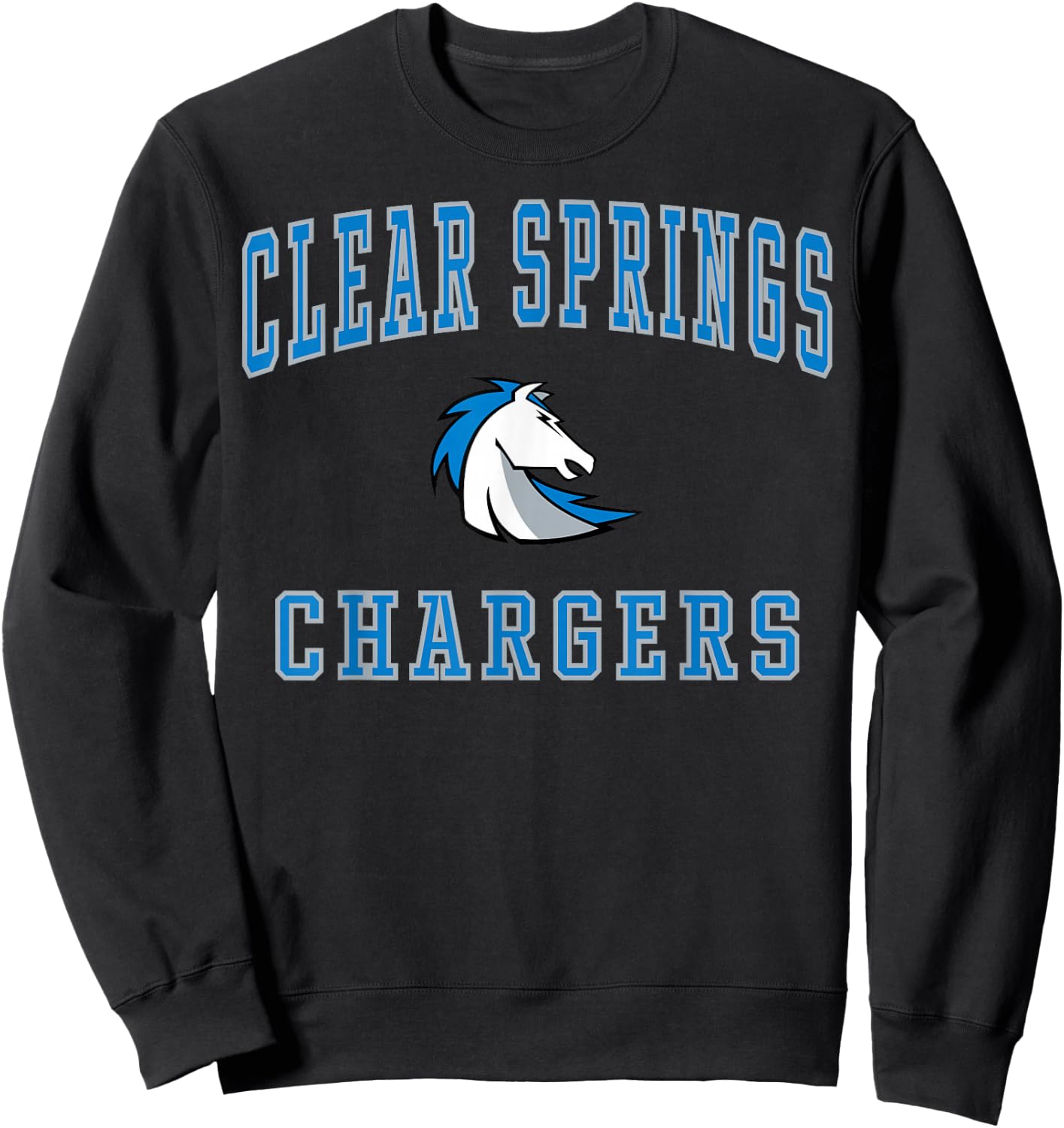 Clear Springs High School Chargers C1 Sweatshirt - Sweatshirt | Black