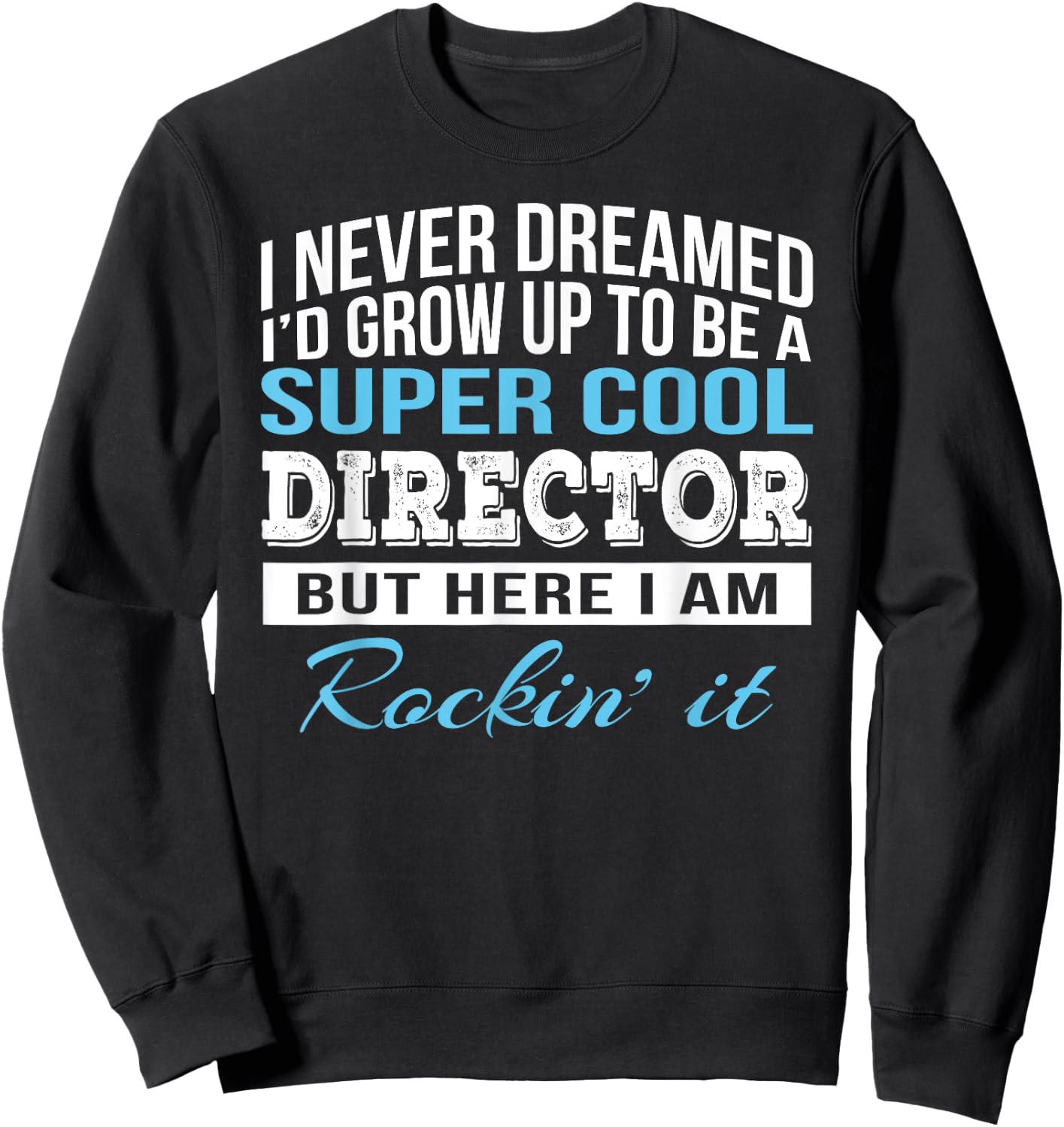Funny Director Appreciation Gift Sweatshirt - Sweatshirt | Black
