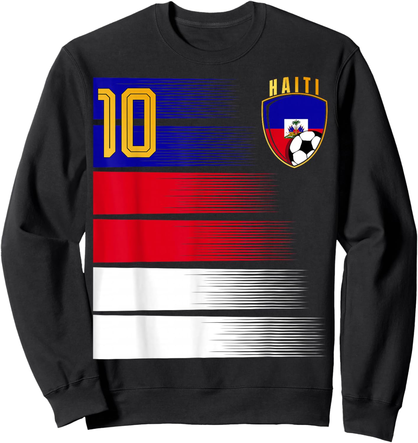 Haiti Flag Haitian Pride Lovers Sweatshirt - Sweatshirt | Black