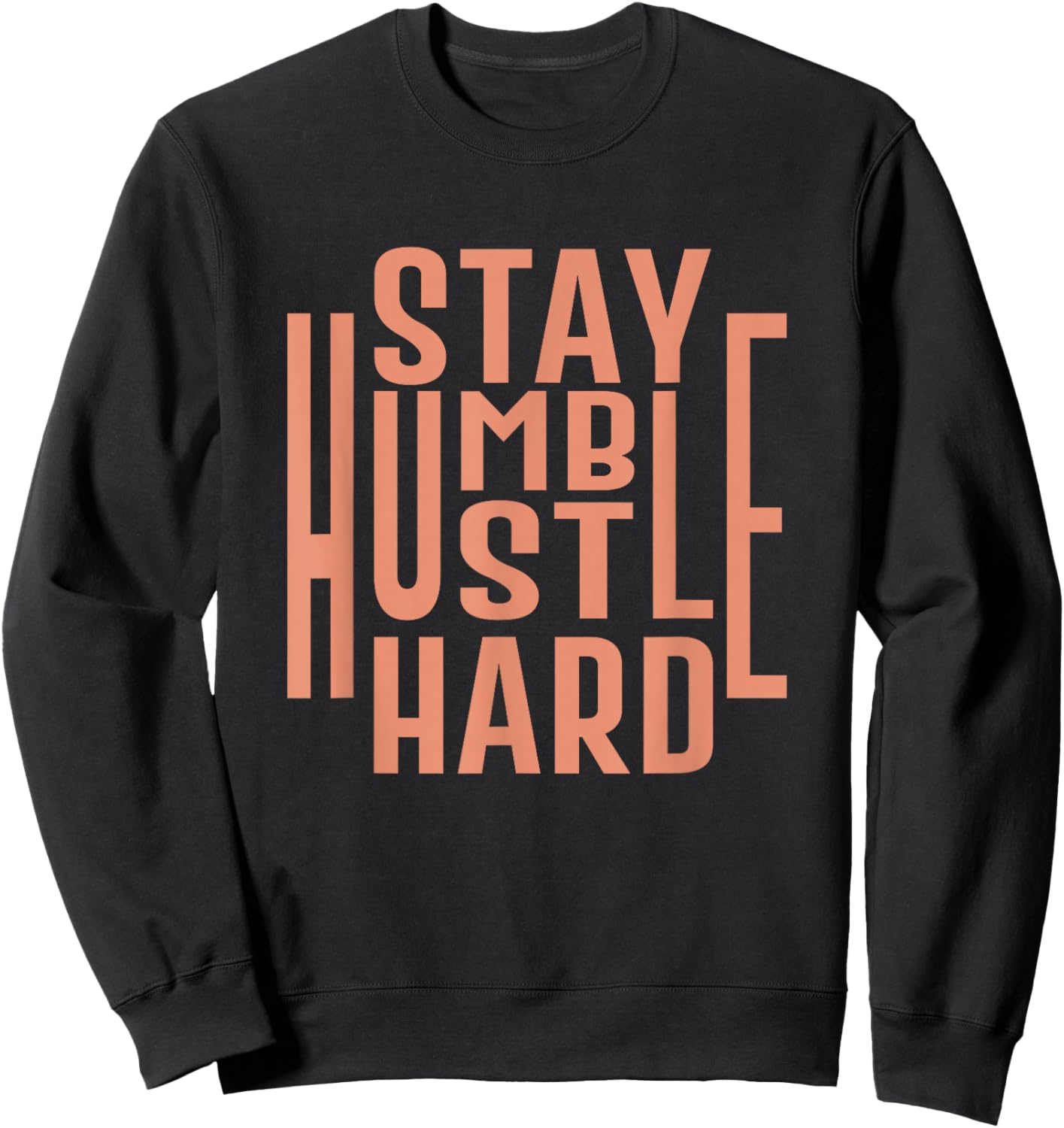 Concrete And Luxury Stay Humble Crimson Bliss Sweatshirt - Sweatshirt | Black
