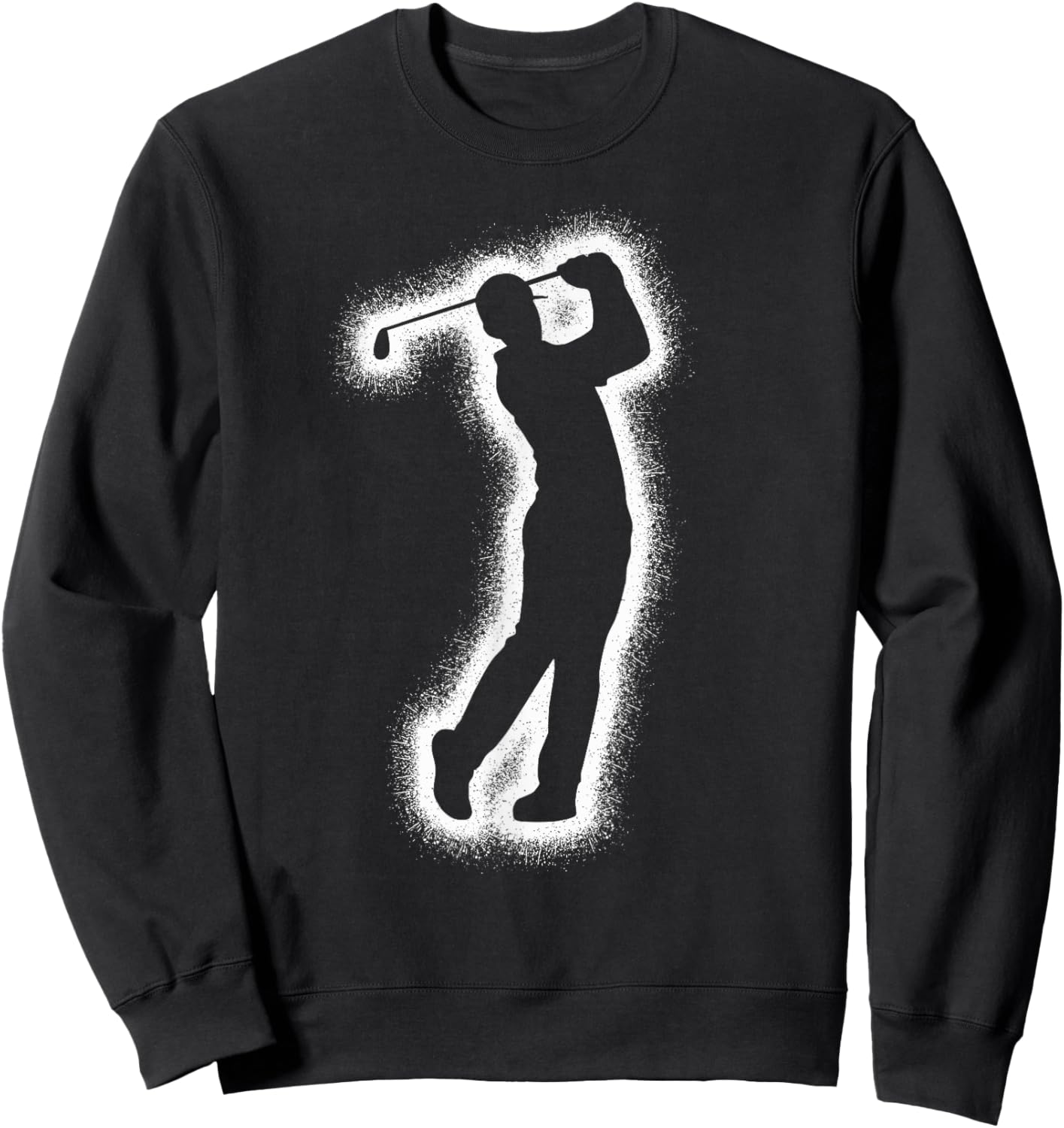 Golf Player Golfer Boys Kids Men Golfing Sweatshirt - Sweatshirt | Black