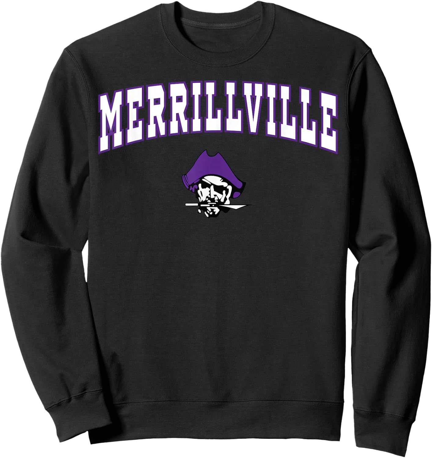 Merrillville High School Pirates C2 Sweatshirt - Sweatshirt | Black