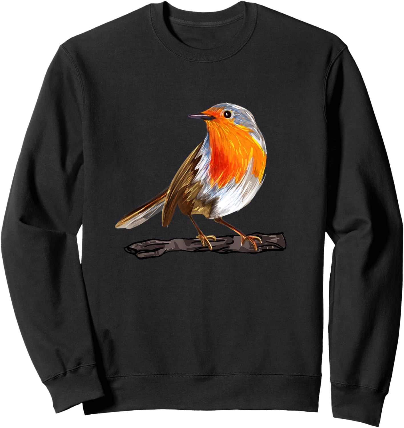 Robin Bird Sweatshirt - Sweatshirt | Black