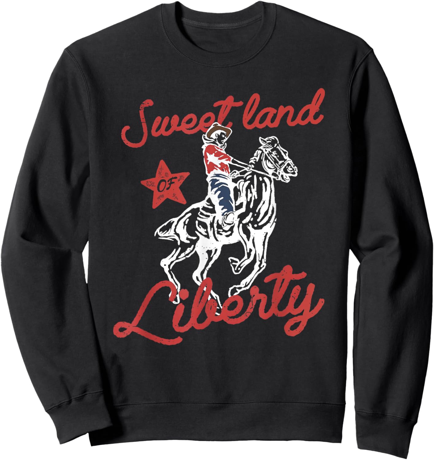 Sweet Land of Liberty Sweatshirt - Sweatshirt | Black