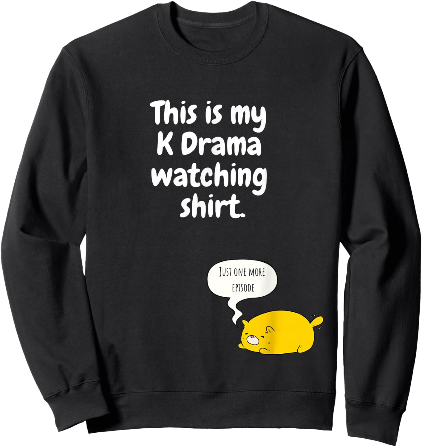 Kdrama Kpop Army Fan Bias Korean Drama Teen Gift Sweatshirt - Sweatshirt | Black