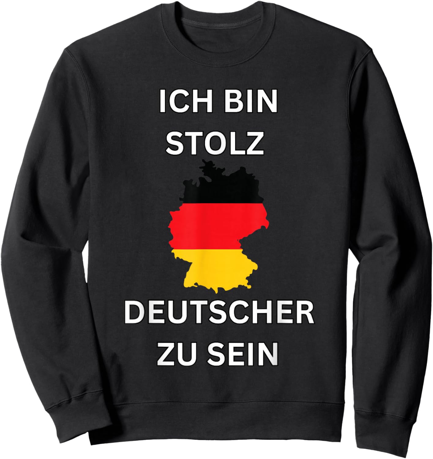 Ich bin stolz darauf, deutsches Design zu sein Sweatshirt - Sweatshirt | Black