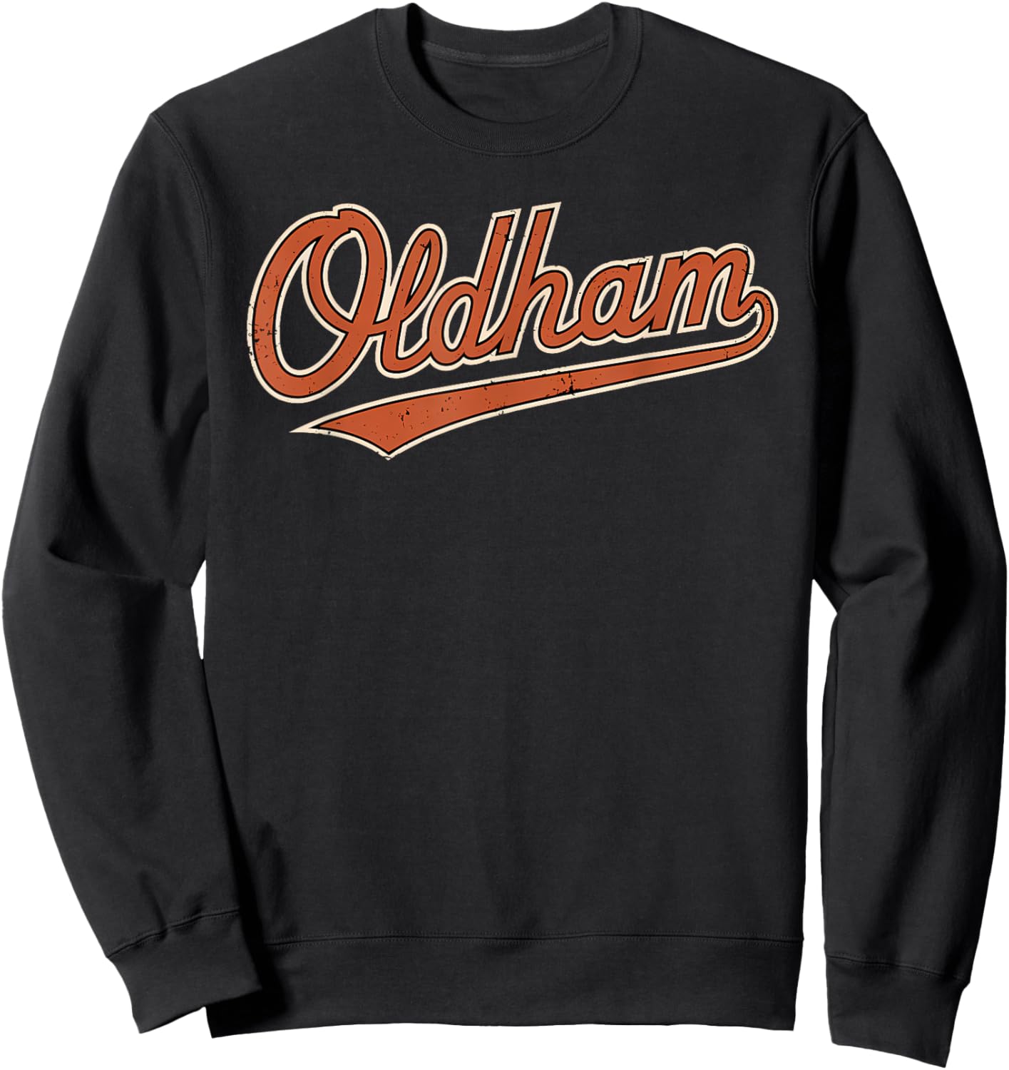 Oldham UK Royaume-Uni City Tourist Sport Hommes Femmes Sweatshirt - Sweatshirt | Black