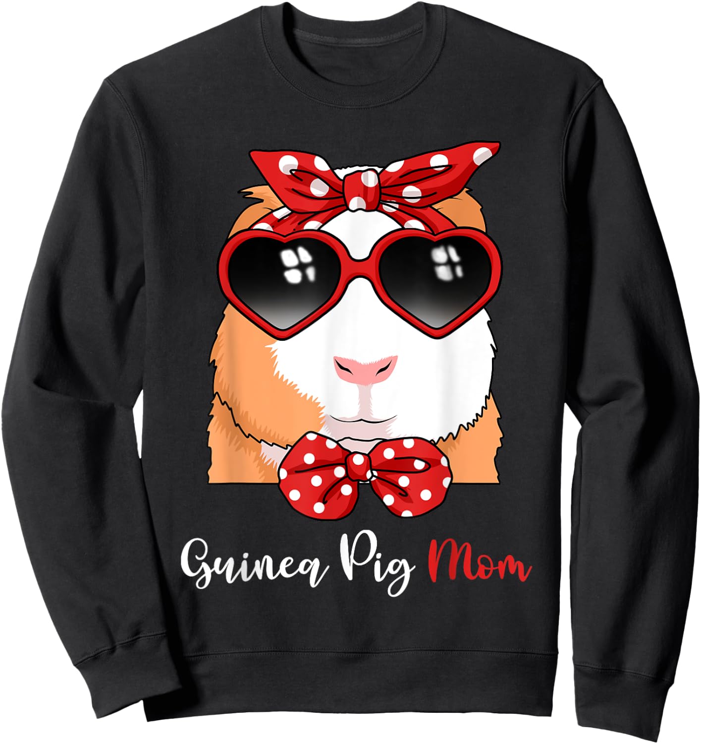 Guinea Pig Shirt Girls Guinea Pig Gifts Women Guinea Pig Sweatshirt - Sweatshirt | Black