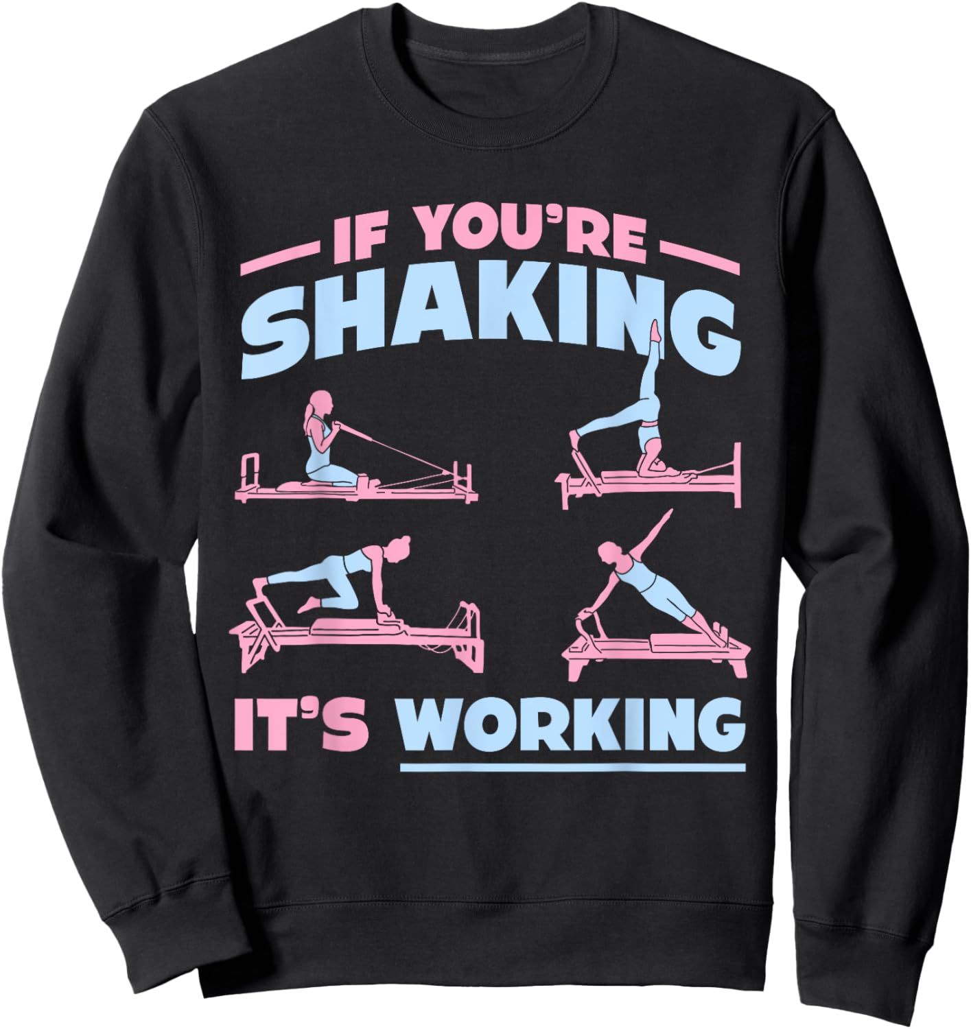 Funny Pilates Sweatshirt - Sweatshirt | Black
