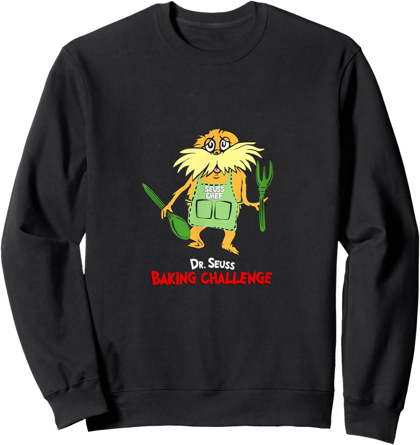 Dr. Seuss Baking Challenge The Lorax Sweatshirt - Sweatshirt | Black