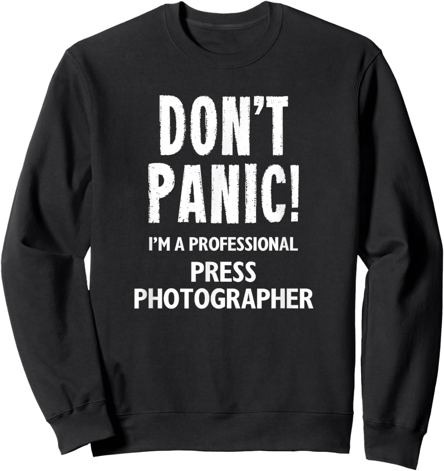 Press Photographer Sweatshirt - Sweatshirt | Black