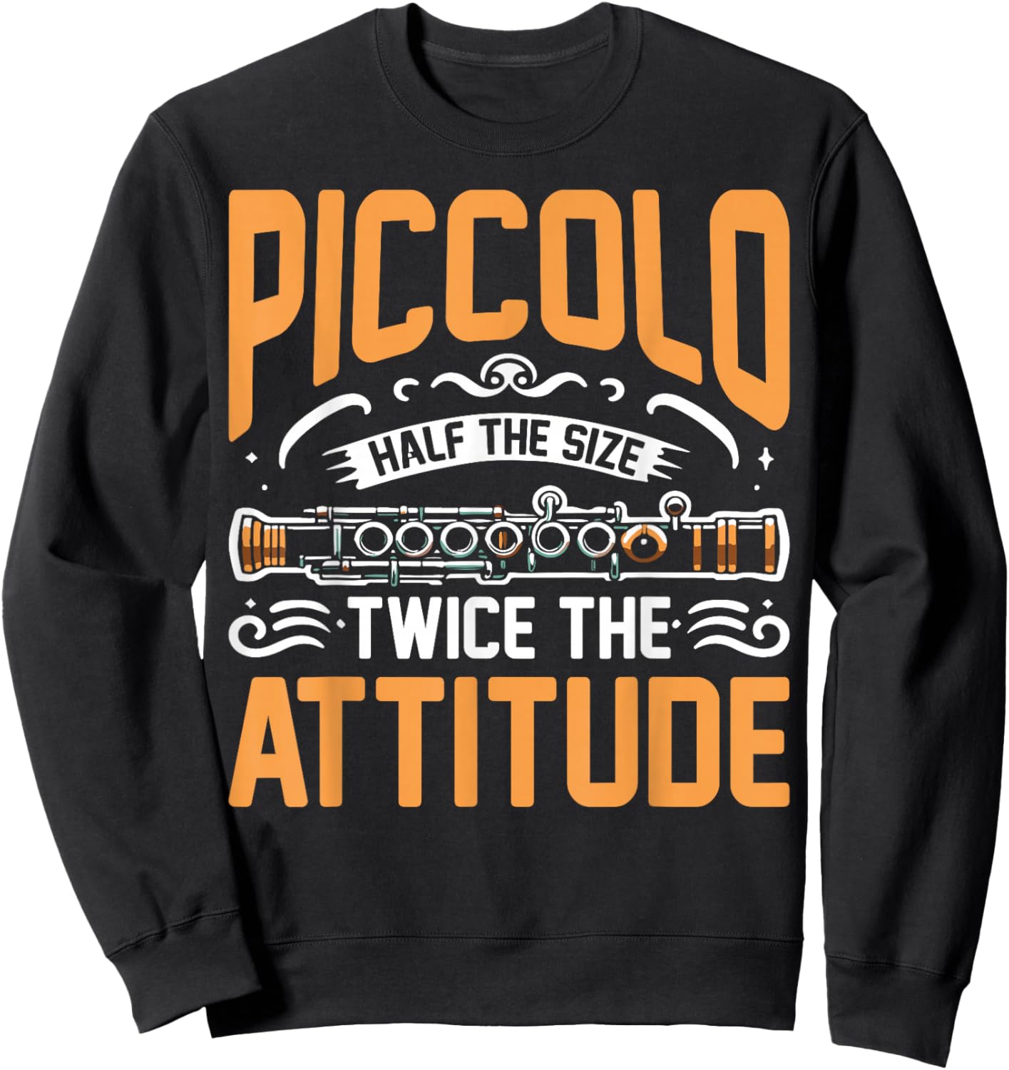 Piccolo Half the Size Twice the Attitude Piccolo Sweatshirt - Sweatshirt | Black