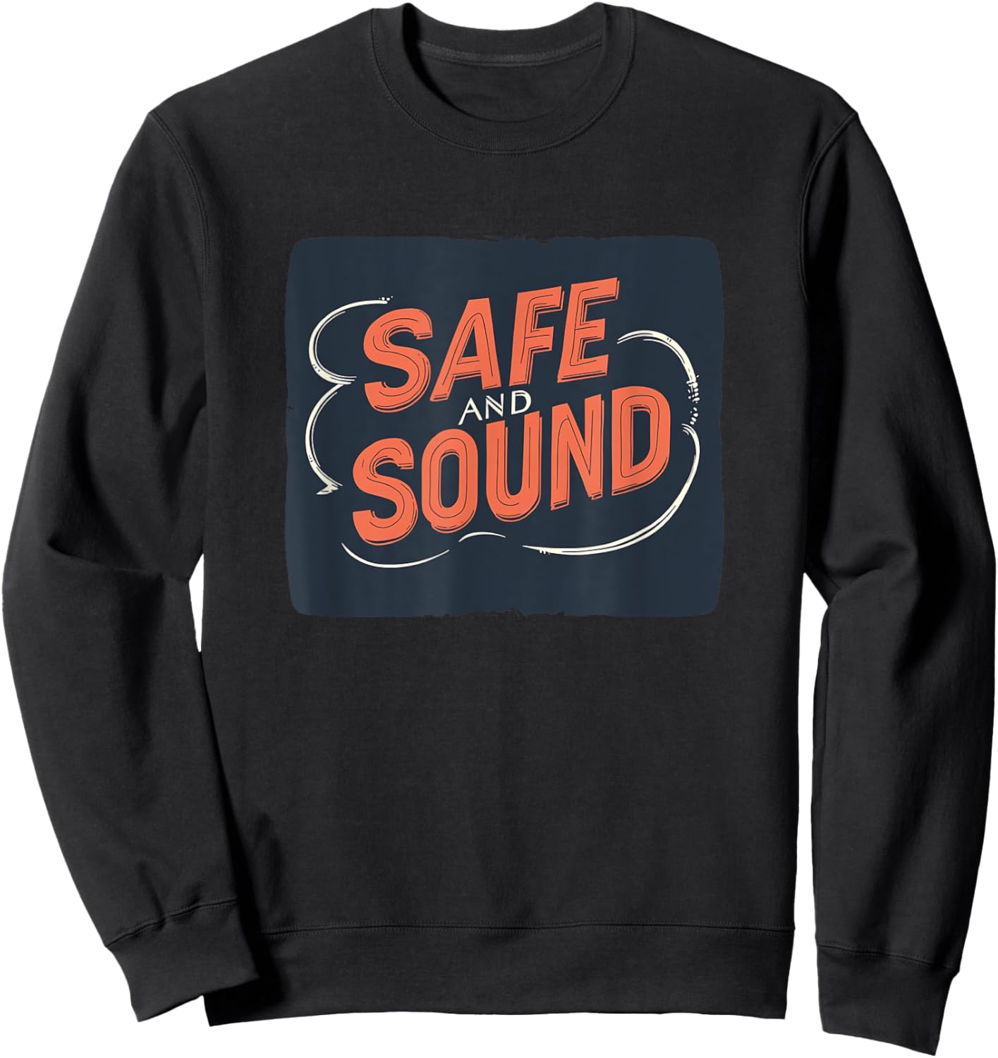 Stay Safe and Sound with this Cool Costume Sweatshirt - Sweatshirt | Black