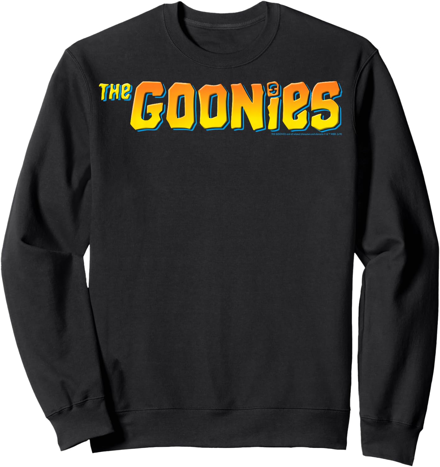 The Goonies Simple Logo Sweatshirt - Sweatshirt | Black