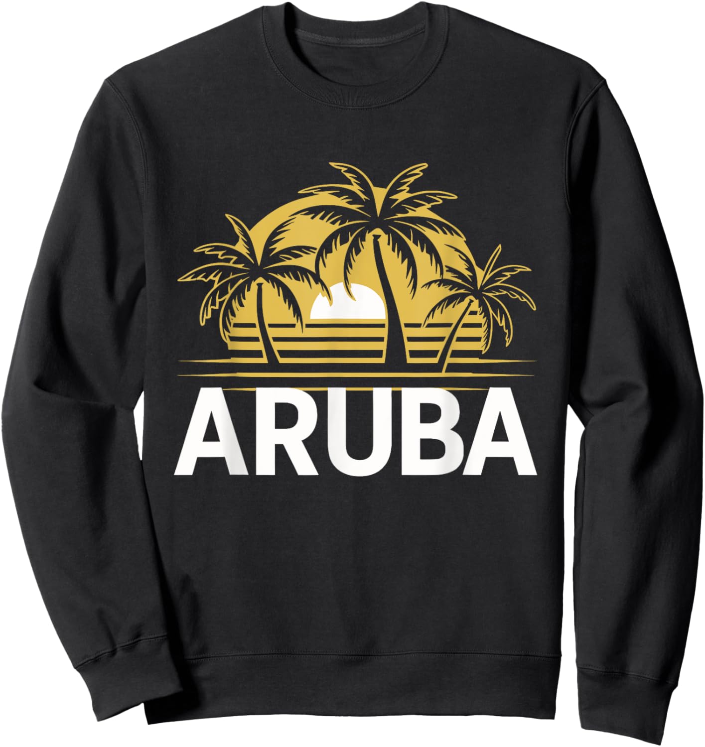 Aruba Caribbean Island Sweatshirt - Sweatshirt | Black